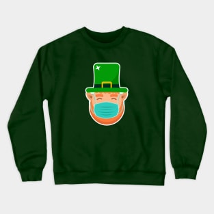 St. Patrick using masks Crewneck Sweatshirt